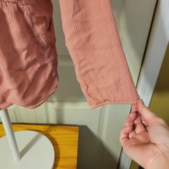 Pink Peasant Blouse - Picture 2 of 3